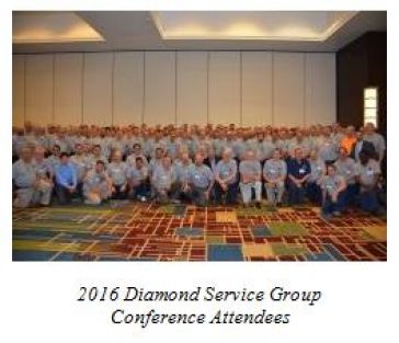 2016 Diamond Service Group Conference Attendees